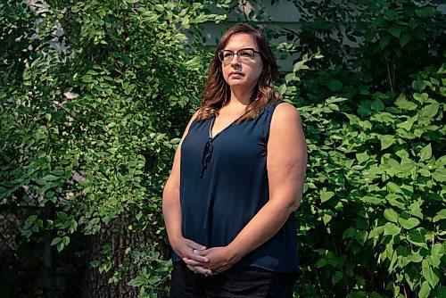 ALEX LUPUL / WINNIPEG FREE PRESS

Katherine Legrange, Volunteer Director 60s Scoop Legacy of Canada, poses for a portrait at a park near her Winnipeg home on Monday, August 2, 2021.