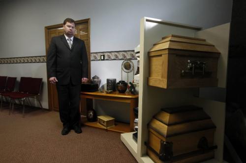 BORIS.MINKEVICH@FREEPRESS.MB.CA  100418 BORIS MINKEVICH / WINNIPEG FREE PRESS Curtis Monkman owner-operator of Prairieland Funeral Chapel.