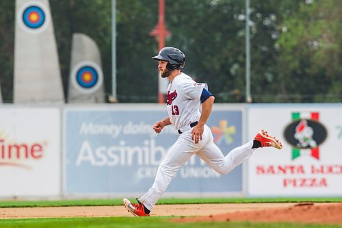 MIKAELA MACKENZIE / WINNIPEG FREE PRESS

Goldeyes outfielder Max Murphy plays in a game against Sioux City at Shaw Park in Winnipeg on Thursday, Aug. 5, 2021. For Mike Sawatzky story.
Winnipeg Free Press 2021.