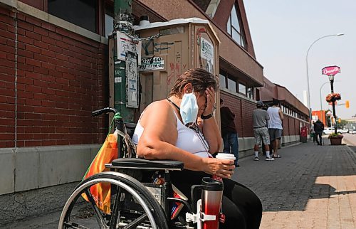 RUTH BONNEVILLE / WINNIPEG FREE PRESS

49.8 -  housing for homeless 

Photo of  Tammy Kutzak as she waits for her bus in her wheelchair outside the West Broadway Community Ministry Friday.  

Reporter (Dylan) speaks with three people experiencing housing issues at the 1JustCity program located at West Broadway Community Services (222 Furby St.).
 Tammy Kutzak (getting on bus).


This is for a piece that looks at the National Housing Strategy, four years into its existence. Winnipeg has projects like the Colony St. lofts near the WAG that wouldn't exist without the strategy, but non-profits say the program isn't helping their ability to provide housing for the working poor (it's subsidizing the construction of flats that cost $900, but folks in rooming houses can only afford $350-600). This is much more about Manitoba Housing than about outright homelessness, tent cities, etc.


Dylan Robertson  | Ottawa Bureau Chief


Aug 6th, 2021
