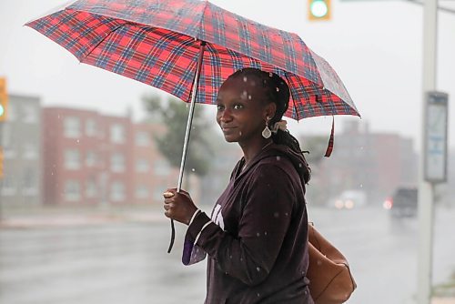 RUTH BONNEVILLE / WINNIPEG FREE PRESS

Local - Rain Standup

Mkiwa Loewen-Rudgers keeps dry under her umbrella as she waits for the bus on Portage Ave. in the pouring rain Monday.

See story on first rain shower in many days.


Aug 9th, 2021
