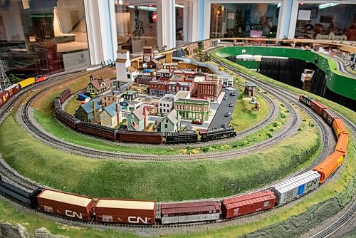 ALEX LUPUL / WINNIPEG FREE PRESS  

Winnipeg Model Railroad Club train layouts are photographed at the Winnipeg Railway Museum on Monday, August 9, 2021.