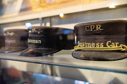 ALEX LUPUL / WINNIPEG FREE PRESS  

Railway hats are photographed at the Winnipeg Railway Museum on Monday, August 9, 2021.