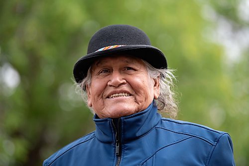 ALEX LUPUL / WINNIPEG FREE PRESS  

Wanbdi Wakita is photographed at a land blessing ceremony for the future home of the National Centre for Truth and Reconciliation in Winnipeg on Thursday, August 12, 2021.

Reporter: Cody Sellar