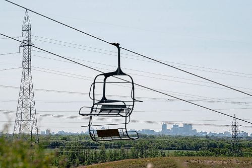 ALEX LUPUL / WINNIPEG FREE PRESS  

The ski lift at Springhill Sports Park is photographed on August 13, 2021. 

Reporter: Eva Wasney