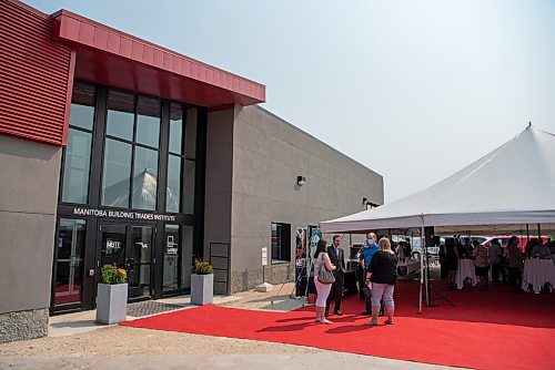ALEX LUPUL / WINNIPEG FREE PRESS  

The exterior of Manitoba Building Trades Institute is photographed during its grand opening on August 18, 2021.