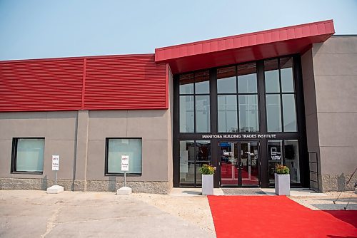ALEX LUPUL / WINNIPEG FREE PRESS  

The exterior of Manitoba Building Trades Institute is photographed during its grand opening on August 18, 2021.