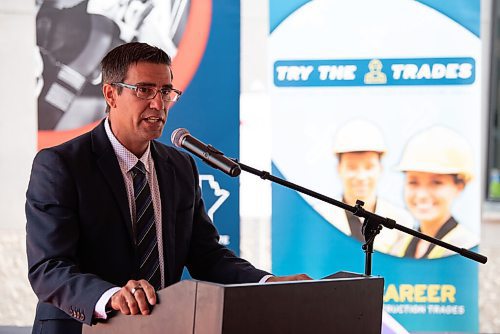 ALEX LUPUL / WINNIPEG FREE PRESS  

Marc Lafond, President of Manitoba Building Trades, is photographed during Manitoba Building Trades Institute's grand opening on August 18, 2021.
