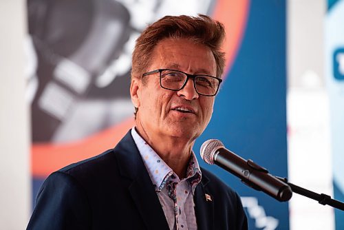 ALEX LUPUL / WINNIPEG FREE PRESS  

Ron Schuler, Minister of Infrastructure, is photographed during Manitoba Building Trades Institute's grand opening on August 18, 2021.