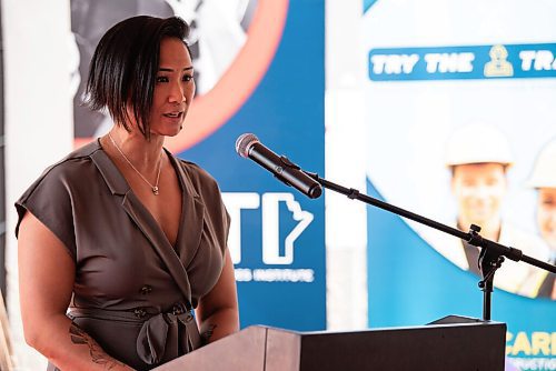 ALEX LUPUL / WINNIPEG FREE PRESS  

Vivian Santos is photographed during Manitoba Building Trades Institute's grand opening on August 18, 2021.