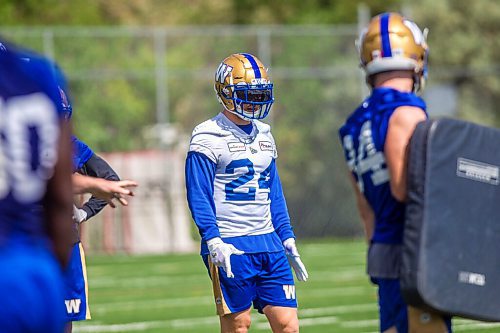 MIKAELA MACKENZIE / WINNIPEG FREE PRESS

Mike Miller at Bombers practice in Winnipeg on Wednesday, Aug. 25, 2021. For Mike Sawatzky story.
Winnipeg Free Press 2021.