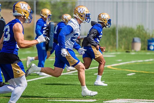 MIKAELA MACKENZIE / WINNIPEG FREE PRESS

Mike Miller at Bombers practice in Winnipeg on Wednesday, Aug. 25, 2021. For Mike Sawatzky story.
Winnipeg Free Press 2021.