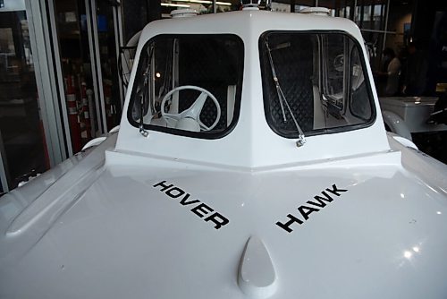 ALEX LUPUL / WINNIPEG FREE PRESS  

A police hovercraft is photographed in the Winnipeg Police Museum on August, 26, 2021.