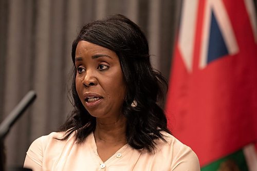 ALEX LUPUL / WINNIPEG FREE PRESS  

Health and Seniors Care Minister Audrey Gordon is photographed during a public health orders update on August, 27, 2021.