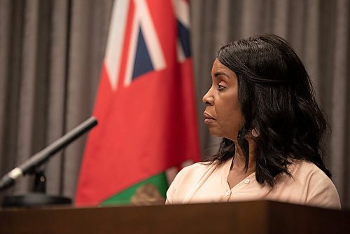 ALEX LUPUL / WINNIPEG FREE PRESS  

Health and Seniors Care Minister Audrey Gordon is photographed during a public health orders update on August, 27, 2021.