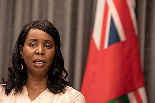 ALEX LUPUL / WINNIPEG FREE PRESS  

Health and Seniors Care Minister Audrey Gordon is photographed during a public health orders update on August, 27, 2021.