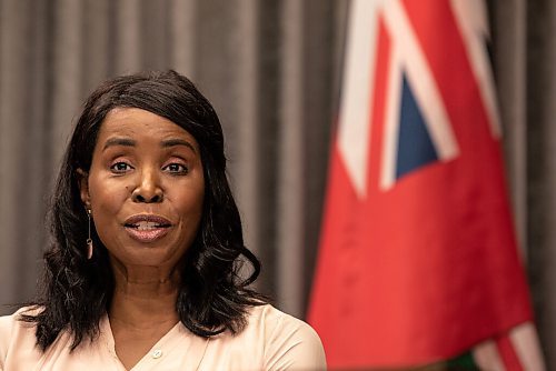 ALEX LUPUL / WINNIPEG FREE PRESS  

Health and Seniors Care Minister Audrey Gordon is photographed during a public health orders update on August, 27, 2021.