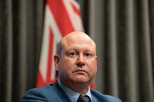 ALEX LUPUL / WINNIPEG FREE PRESS  

Dr. Brent Roussin, chief provincial public health officer, is photographed during a public health orders update on August, 27, 2021.