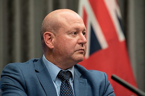 ALEX LUPUL / WINNIPEG FREE PRESS  

Dr. Brent Roussin, chief provincial public health officer, is photographed during a public health orders update on August, 27, 2021.