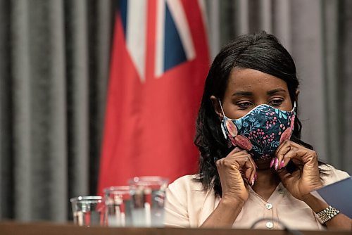 ALEX LUPUL / WINNIPEG FREE PRESS  

Health and Seniors Care Minister Audrey Gordon is photographed during a public health orders update on August, 27, 2021.