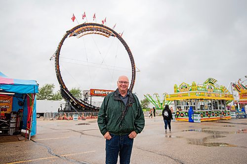 MIKE SUDOMA / Winnipeg Free Press
CEO of the Red River Ex, Garth Rogerson, inside the Red River Exhibitions Autumn Fair, Friday night
August 27, 2021