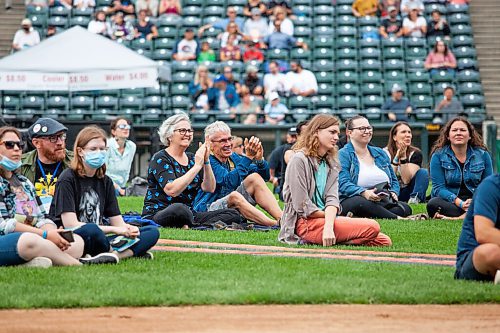 Daniel Crump / Winnipeg Free Press. Unite Manitoba 150 celebrations at Shaw Park in downtown Winnipeg. August 28, 2021.