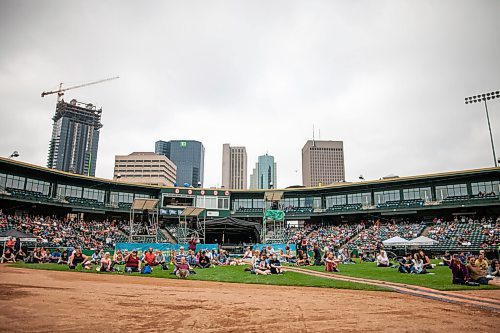 Daniel Crump / Winnipeg Free Press. Unite Manitoba 150 celebrations at Shaw Park in downtown Winnipeg. August 28, 2021.