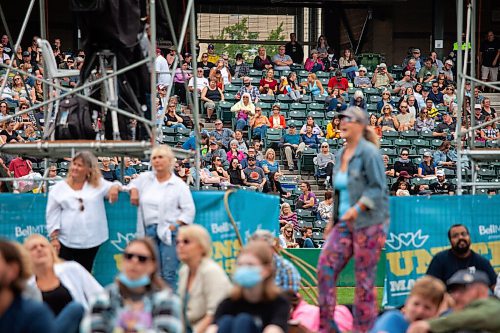 Daniel Crump / Winnipeg Free Press. Unite Manitoba 150 celebrations at Shaw Park in downtown Winnipeg. August 28, 2021.