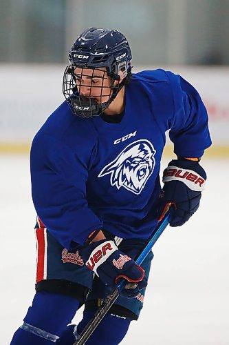 JOHN WOODS / WINNIPEG FREE PRESS
Aiden Oiring (7) of the Winnipeg Ice at practise in Winnipeg Wednesday, September 1, 2021. 

Reporter: Sawatzky