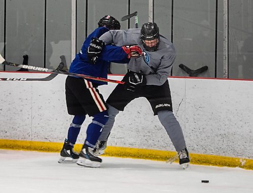 JESSICA LEE/WINNIPEG FREE PRESS

Winnipeg ICE hockey prospects attend training camp on September 2, 2021.

Reporter: Mike S.