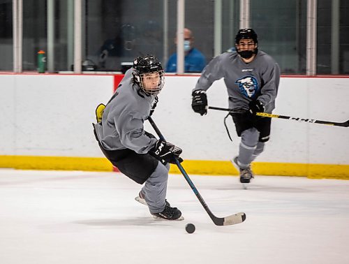 JESSICA LEE/WINNIPEG FREE PRESS

Winnipeg ICE hockey prospects attend training camp on September 2, 2021.

Reporter: Mike S.