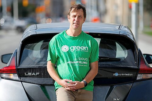 JOHN WOODS / WINNIPEG FREE PRESS
Doug Hemmerling, Winnipeg South Centre Green party candidate, is photographed in downtown Winnipeg Wednesday, September 8, 2021. 

Reporter: ?