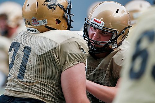 JOHN WOODS / WINNIPEG FREE PRESS
University of Manitoba Bison Joel Cardinal at practice Thursday, September 9, 2021.
Reporter: Allen