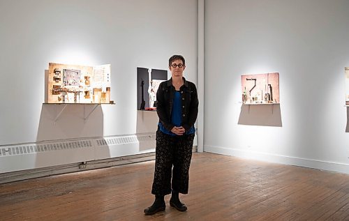 JESSICA LEE/WINNIPEG FREE PRESS

Diana Thorneycroft poses for a portrait at the Platform Centre for Photographic and Digital Arts on September 15, 2021. Her new exhibition Black Forest Sanatorium debuts on September 17.

Reporter: Alan