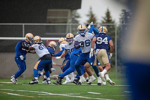 JESSICA LEE/WINNIPEG FREE PRESS

Winnipeg Blue Bombers player at practice on September 16, 2021.

Reporter: Jeff