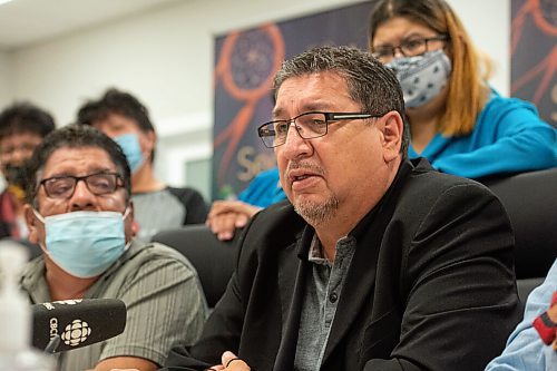 MIKE SUDOMA / Winnipeg Free Press
Chief David Monias talks during a press conference held for Jessie Mckay, a 22 year old missing woman who was last in the area of Redwood Ave and Main St on Sept 5
September 17, 2021
