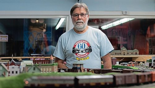 Canstar Community News Sept. 14, 2021 - Gino Kost, the superintendent of the Gateway Western train layout seen below has been working on the project in the railway museum with others for eight years. (JOSEPH BERNACKI/CANSTAR COMMUNITY NEWS/HEADLINER)