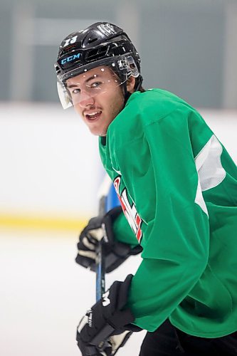MIKE DEAL / WINNIPEG FREE PRESS
Winnipeg Ice' Jakin Smallwood (23) during practice at the Rink training centre Tuesday morning.
210921 - Tuesday, September 21, 2021.