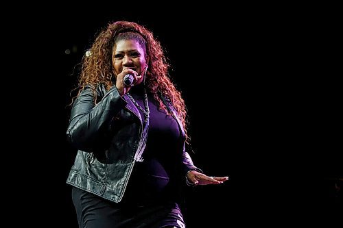 JOHN WOODS / WINNIPEG FREE PRESS
Simone Denny performs at the Electric Circus concert at a downtown arena in Winnipeg Tuesday, September 21, 2021. 

Reporter: ?