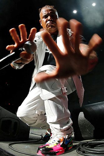 JOHN WOODS / WINNIPEG FREE PRESS
2 Unlimited performs at the Electric Circus concert at a downtown arena in Winnipeg Tuesday, September 21, 2021. 

Reporter: ?