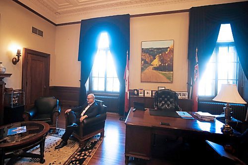 JOHN WOODS / WINNIPEG FREE PRESS
Manitoba Manitoba Premier Kelvin Goertzen is photographed during an interview in his legislative office in Winnipeg Wednesday, September 22, 2021. 

Reporter: Lett