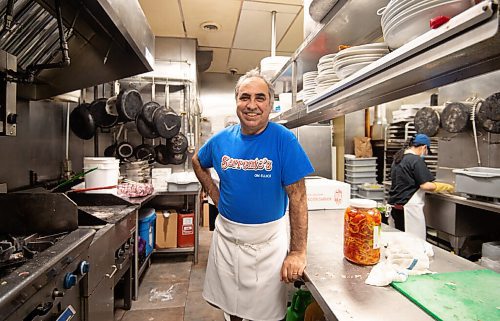 MIKE SUDOMA / Winnipeg Free Press
Even after 35+ years, Gerry Lomonaco, owner of the Sorrentos location on Ellice Ave, still spends 95% of his time in the kitchen of the restaurant.
September 24, 2021