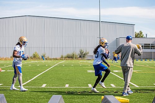 MIKAELA MACKENZIE / WINNIPEG FREE PRESS

Janarion Grant (80) at Bombers practice in Winnipeg on Monday, Sept. 27, 2021.  For Taylor Allen story.
Winnipeg Free Press 2021.