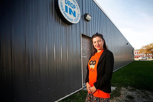 JOHN WOODS / WINNIPEG FREE PRESS
Rachel Sansregret, new CEO of Indian and Metis Friendship Centre, is photographed outside the now defunk centre on Robinson in Winnipeg Monday, September 27, 2021. The centre has fallen under hard times, but Sansregret is committed to resurrecting the centre and its ideals.


Reporter: Sinclair