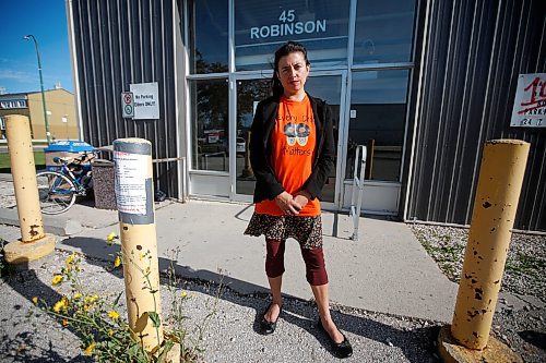 JOHN WOODS / WINNIPEG FREE PRESS
Rachel Sansregret, new CEO of Indian and Metis Friendship Centre, is photographed outside the now defunk centre on Robinson in Winnipeg Monday, September 27, 2021. The centre has fallen under hard times, but Sansregret is committed to resurrecting the centre and its ideals.


Reporter: Sinclair
