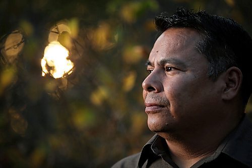 JOHN WOODS / WINNIPEG FREE PRESS
Bradford Bilodeau, a Sixties Scoop survivor, is photographed at his home in Beausejour Tuesday, September 28, 2021. 

Reporter: Sinclair