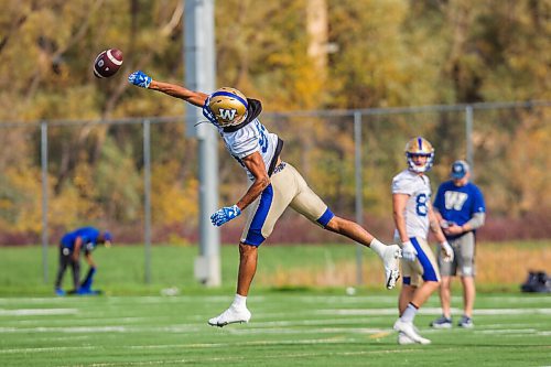 MIKAELA MACKENZIE / WINNIPEG FREE PRESS

Kenny Lawler (89) at Bombers practice in Winnipeg on Wednesday, Sept. 29, 2021. For Jeff story.
Winnipeg Free Press 2021.