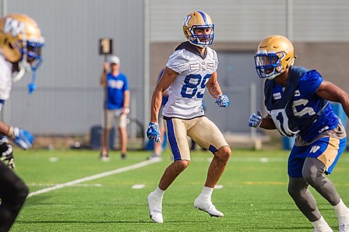 MIKAELA MACKENZIE / WINNIPEG FREE PRESS

Kenny Lawler (89) at Bombers practice in Winnipeg on Wednesday, Sept. 29, 2021. For Jeff story.
Winnipeg Free Press 2021.