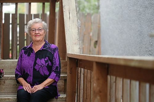 SHANNON VANRAES / WINNIPEG FREE PRESS
Ellen Kruger, longtime women's rights activist and founding board member of the Women's Health Clinic, at the home of a friend on October 1, 2021.