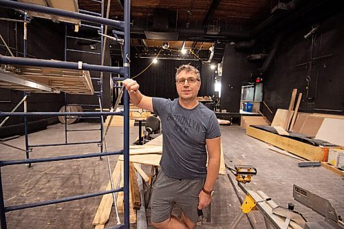 MIKE SUDOMA / Winnipeg Free Press
Erick Casselman, owner of the Park Theatre is looking forward to next weekends opening day where the newly renovated venue will be put to good use, hosting 3 days of shows from Winnipeg punk band, Propagandhi
October 1, 2021
